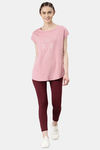 Enamor Relaxed Fitted Top - Mauve Love Magic Graphic — thumbnail 5